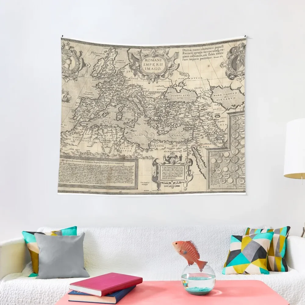 

Vintage Map of The Roman Empire (17th Century) Tapestry Hanging Wall Decoration For Home Decor Home Tapestry