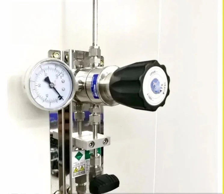 Low pressure Single Stage Stainless Steel Mini SS Nitrogen 1/8 NPT Pressure Regulator With Gauge