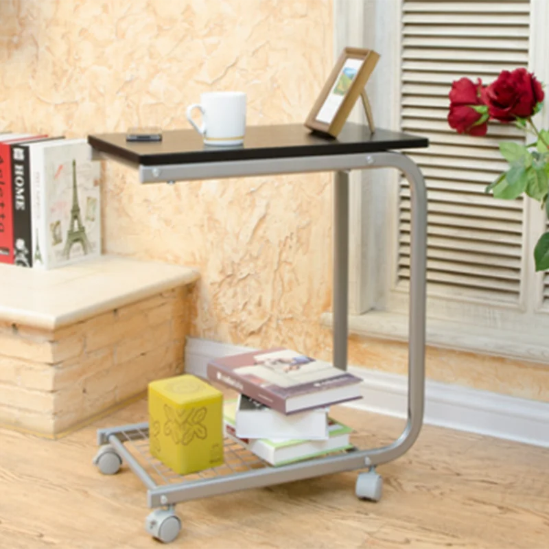 Storage Tier Shelf Laptop Computer Stand Holder Bed Coffee Writing Tables Corner Study Side Makeup Bureaux Home Furniture OA50CD