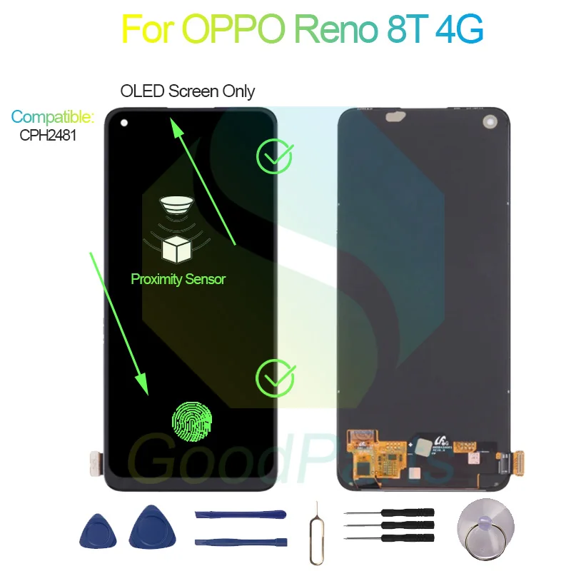 Picture 7: For OPPO Reno 8T 4G LCD Display Screen 6.4
