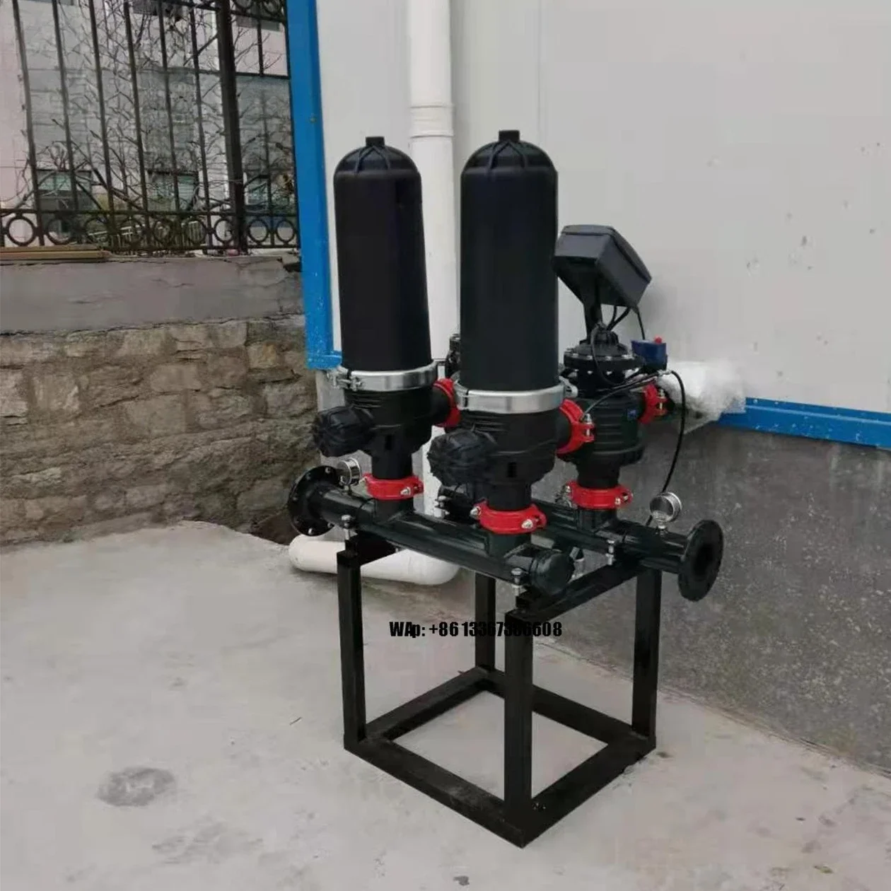 3inch 2Groups of Automatic Backwash Filter Agricultural Irrigation System