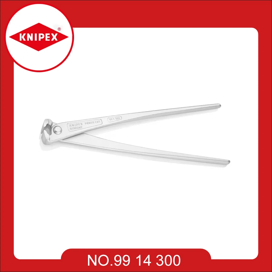 

KNIPEX Щипцы для концентрирования с высоким рычагом, высокий рычаг, трансмиссия, трудосберегающие плоскогубцы для проволочных стяжек, 99, 14, 300