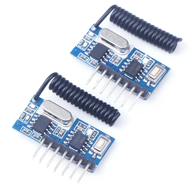 1 Buah RX480E 433Mhz Penerima RF Modul Dekoder Kode Pembelajaran 433 Mhz Output 4CH Nirkabel untuk Pengkodean Remote Control