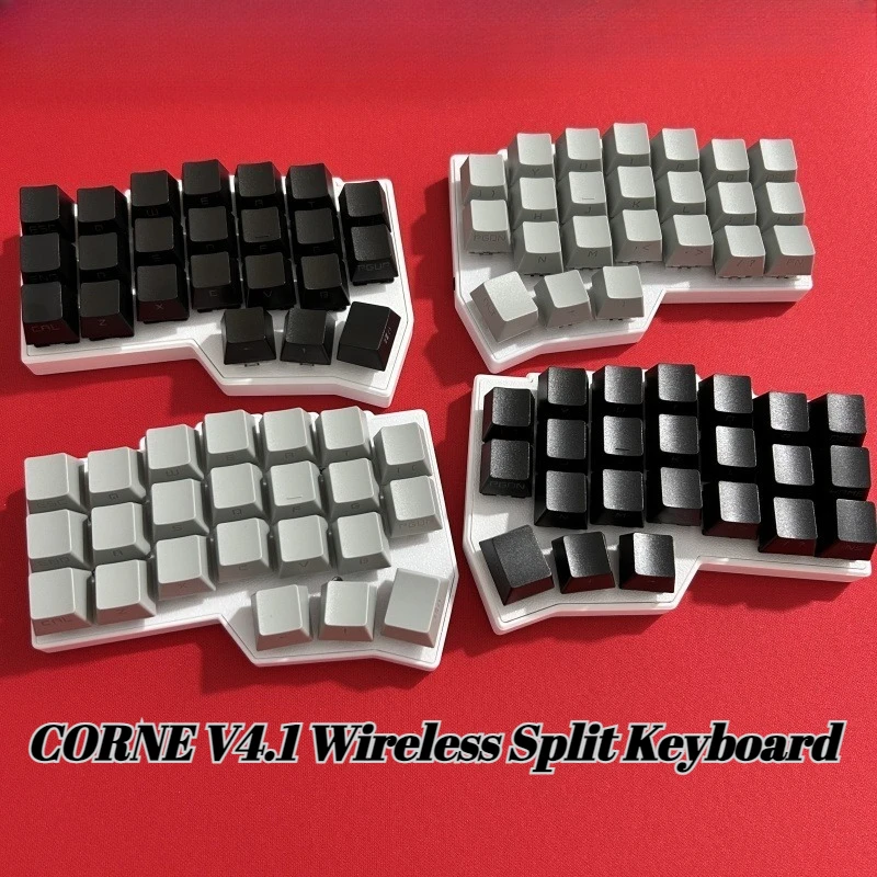 

CORNE V4.1 Wireless MX Customized Mechanical Keyboard Hot-swappable 2.4G Split Ergonomic Support VIAL Software Key Mapping