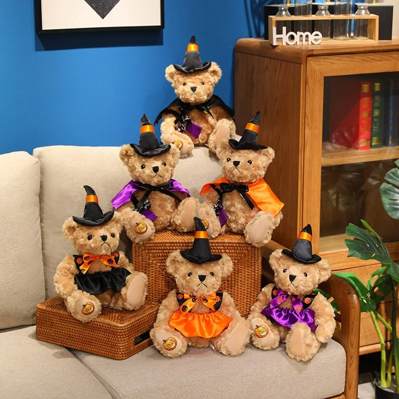 

Хэллоуин Хэллоуин Медведь Кукла Подарок Плюшевые Игрушки Куклы Пасхальный Призрачный Фестиваль Семейная Комната Украшения и Атмосфера Ювелирные Изделия Плюшевые