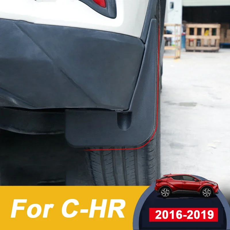 

ABS Car Front Rear Mud Flap Mudguards Mudflaps Splash Guards Fender For Toyota C-HR CHR 2016 2017 2018 2019 2020 Accessories