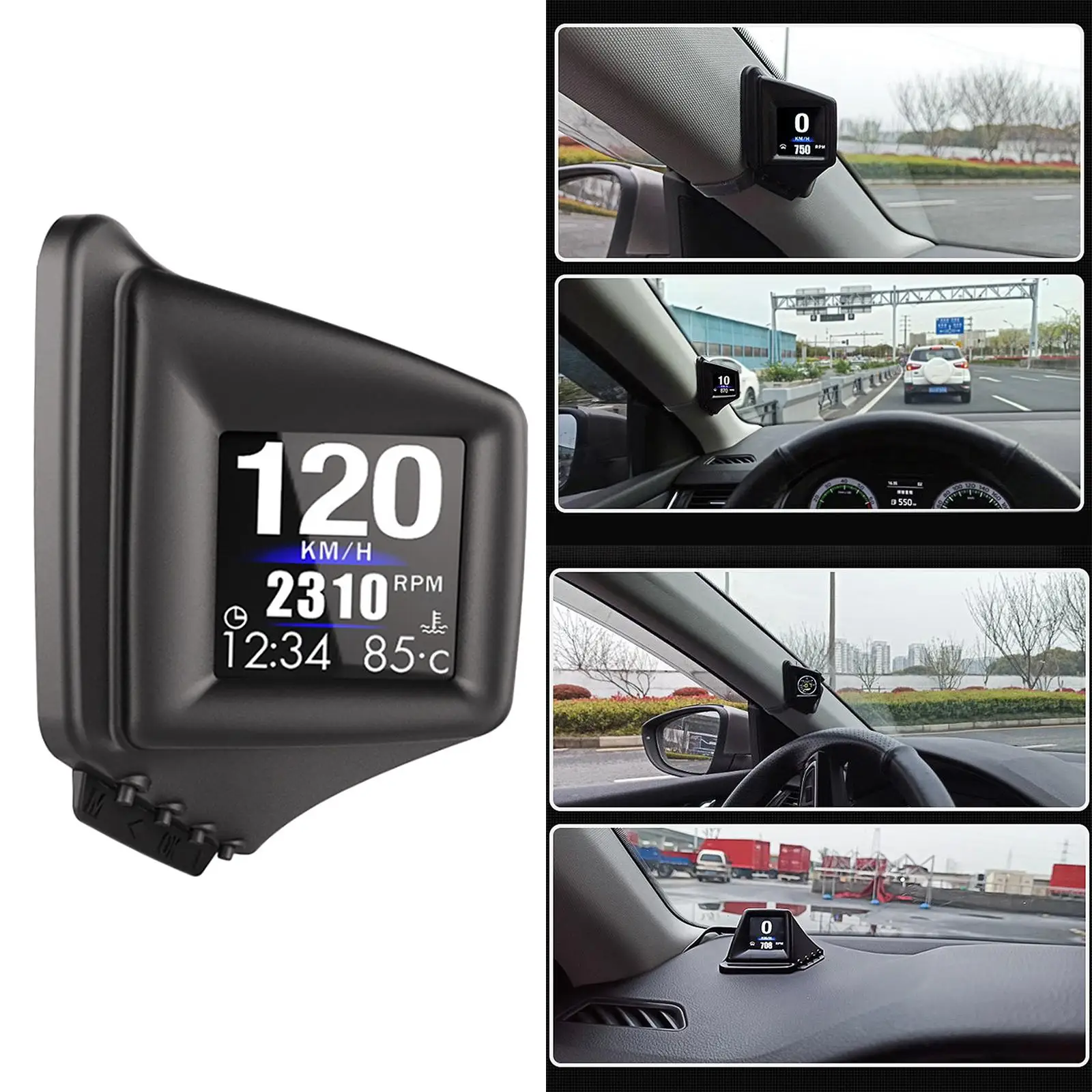 

Digital Car Display System Driving Computer Speedometer Voltmeter