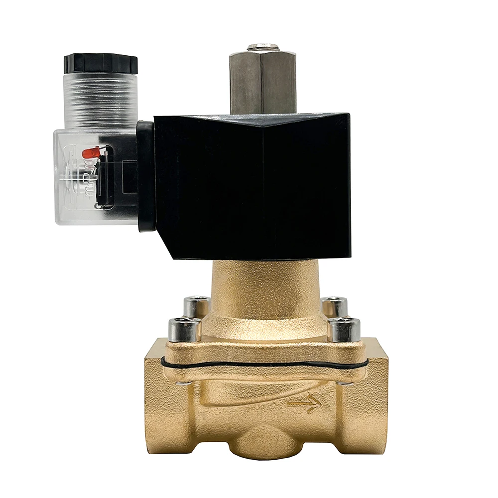 Imagem -05 - Válvula Solenóide de Latão Impermeável Normalmente Aberta Ip65 24v 12v 220v 110v Água Gás