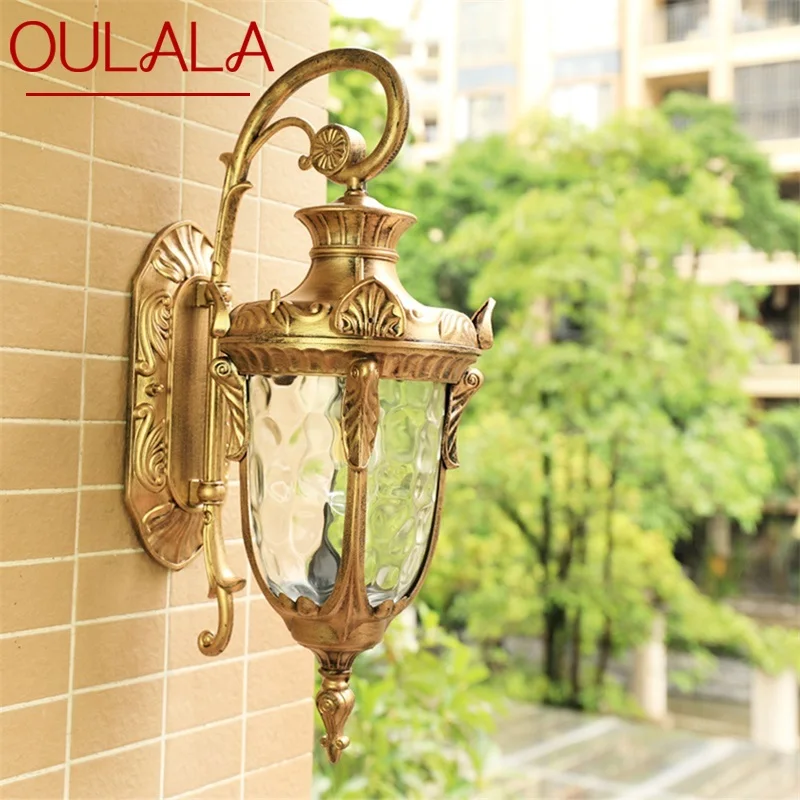 

SOFITY Outdoor Wall Lamp Classical Retro Bronze Lighting LED Sconces Waterproof Decorative for Home Aisle