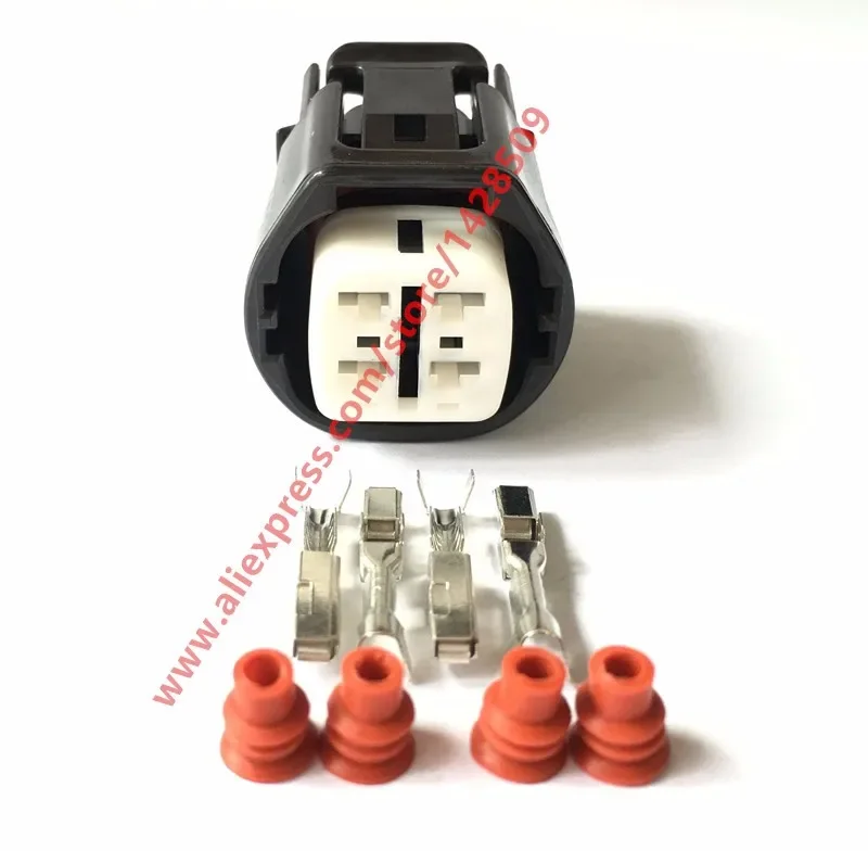1 Juego de Conectores de Reparación de Arnés de Regulador de Alternador Denso Sumitomo 6189-0694 de 4 Pines para Honda, Acura, Toyota