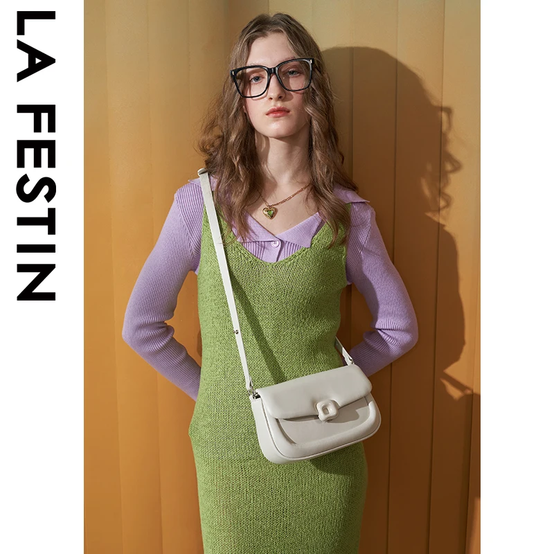 LA FESTIN Original Brand Women's bag 2024 New Shoulder Bag Square Bag Handbag High Quality Female Bag Free Shipping Bag