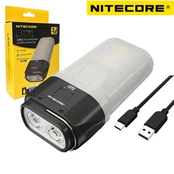 NITECORE LR70 USB-C Rechargeable Lantern Flashlight 3000 Lumens 3-in-1 Lamp Fast Charge Powerbank Camp Light Built-in Battery