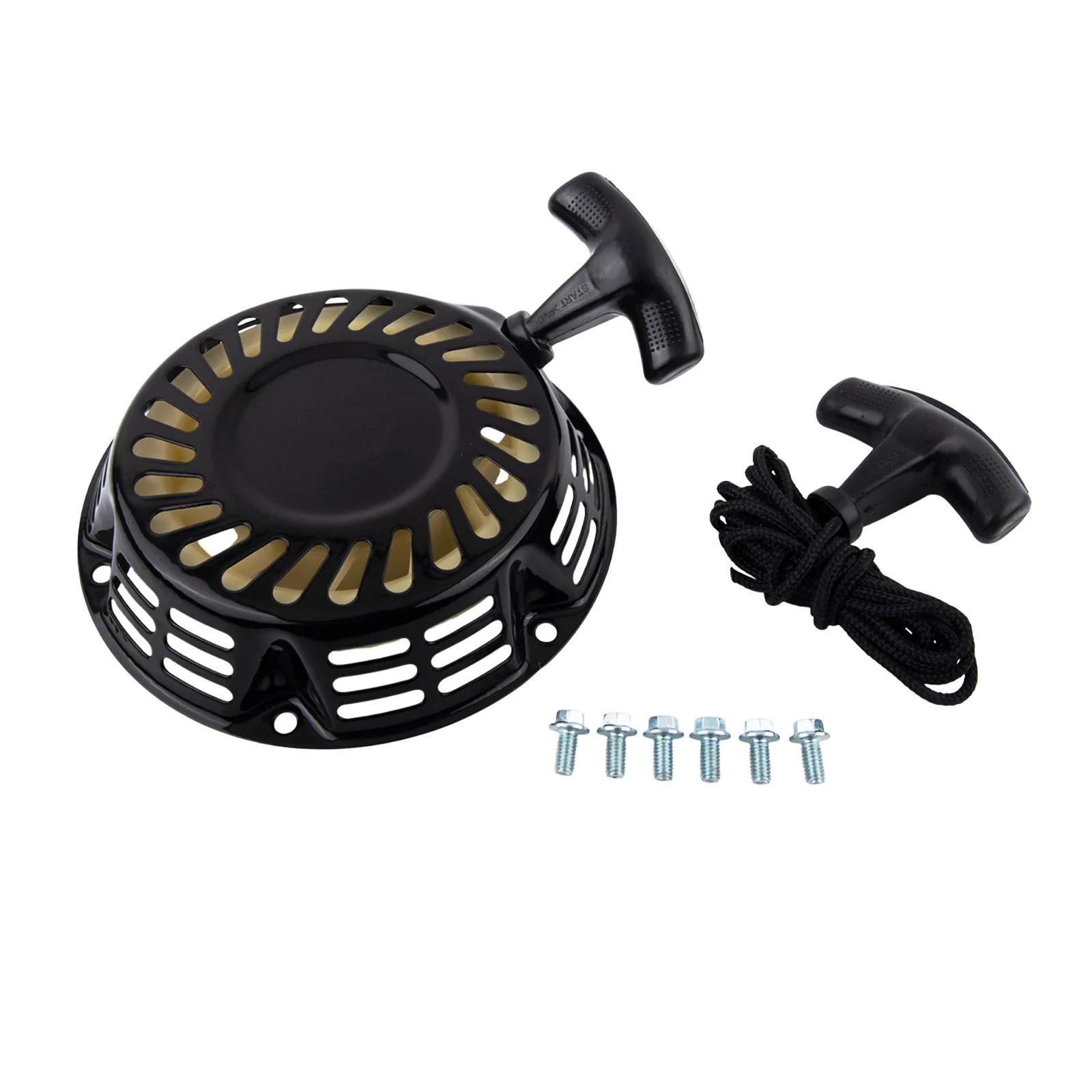 

Engine Starter As Shown Pull Start Effortless Engine Start Improved Handle Design Long-lasting Components Smooth Retraction