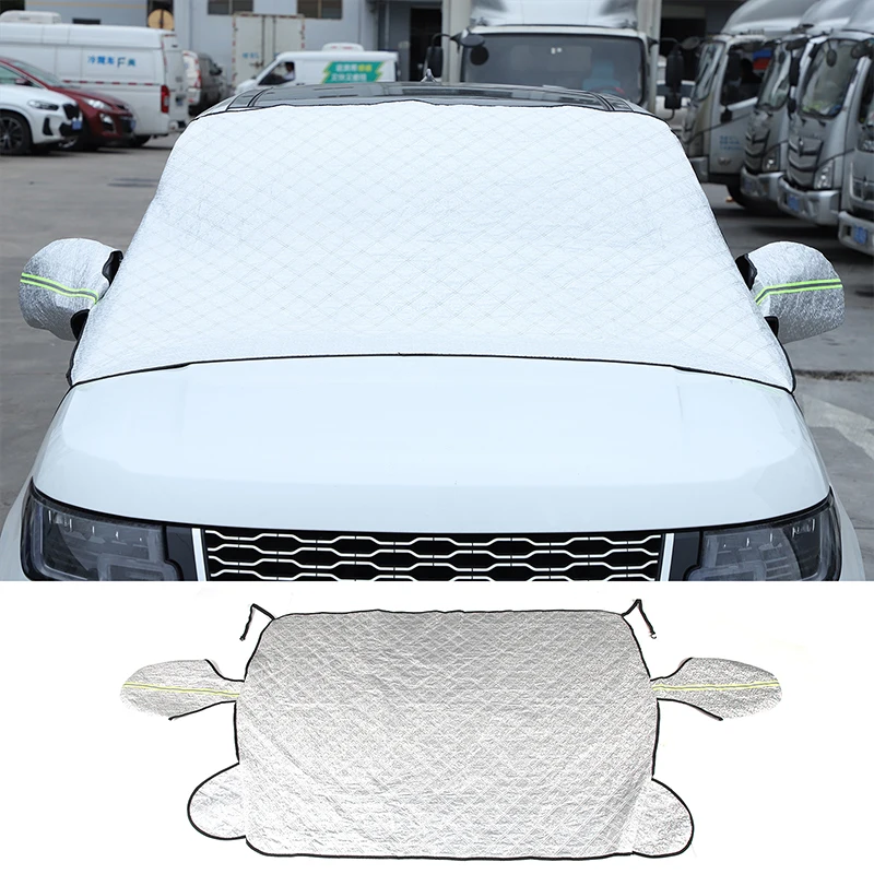 

For Land Rover Range Rover Vogue 2023 Cotton Velvet Car Windshield Snow Anti Frost Cover Winter Ice Snow Shield Car Accessories