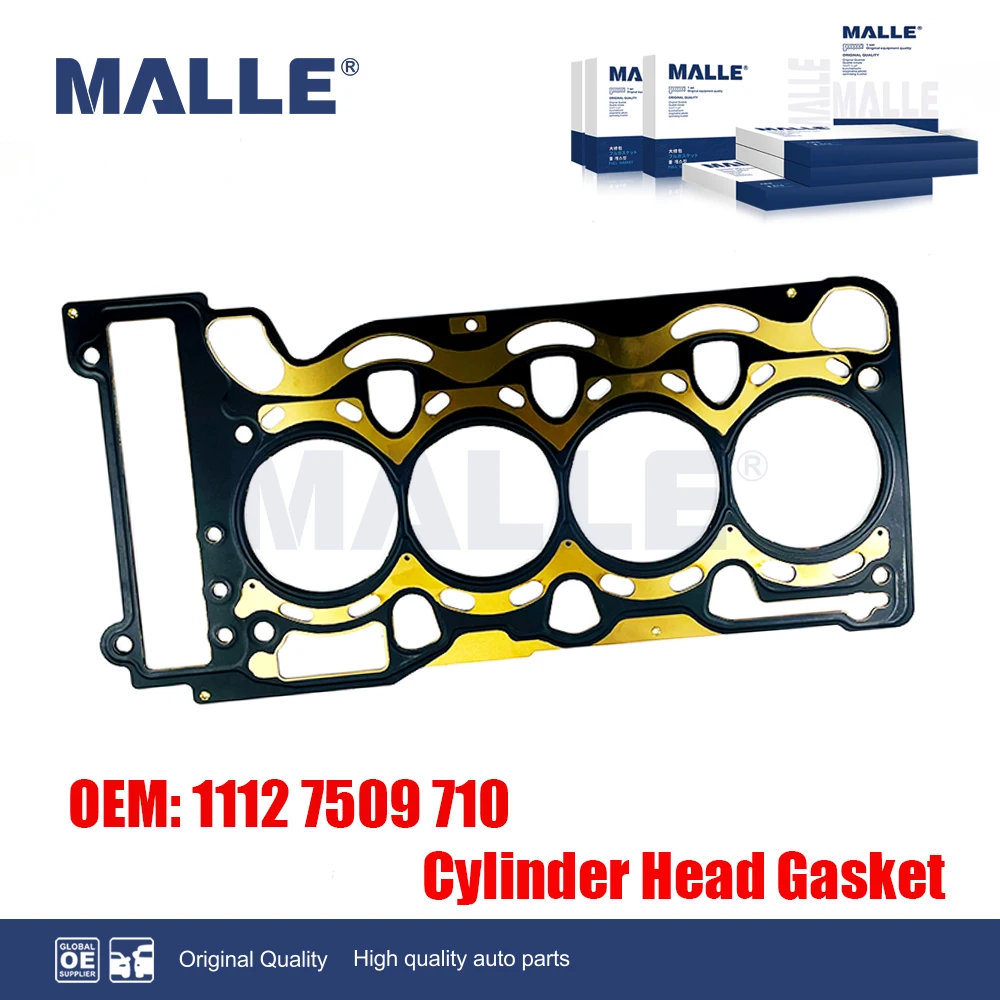 MALLE Engine Cylinder Head Gasket For BMW E46 E81 E87 F21 E90 E93 318i  N46  Auto Parts Car Accessories 11127509710 11120004553