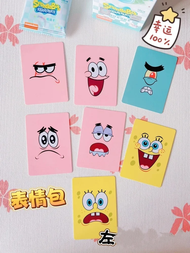 KAYOU حقيقية سبونجبوب سكوير بطاقة وقت المرح حزمة خاصة مغامرات في سنوات النجوم جمع بطاقة اللعب الهدايا