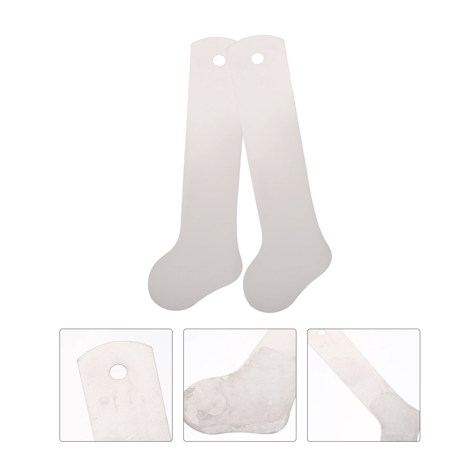 

2 Pcs Sock Fixing Board Aluminum Lightweight Stretch Tool Heat Press Sublimation Socks Hanging Hole Wall Mount Space Saving