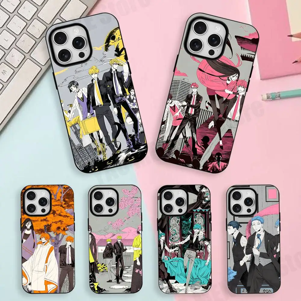 

Midnight O-Occult C-Civil Servants Silicone Soft Case For iPhone 17,16,15,14,13,12,11 Pro Max For Magnetic Shell Frosted Cover