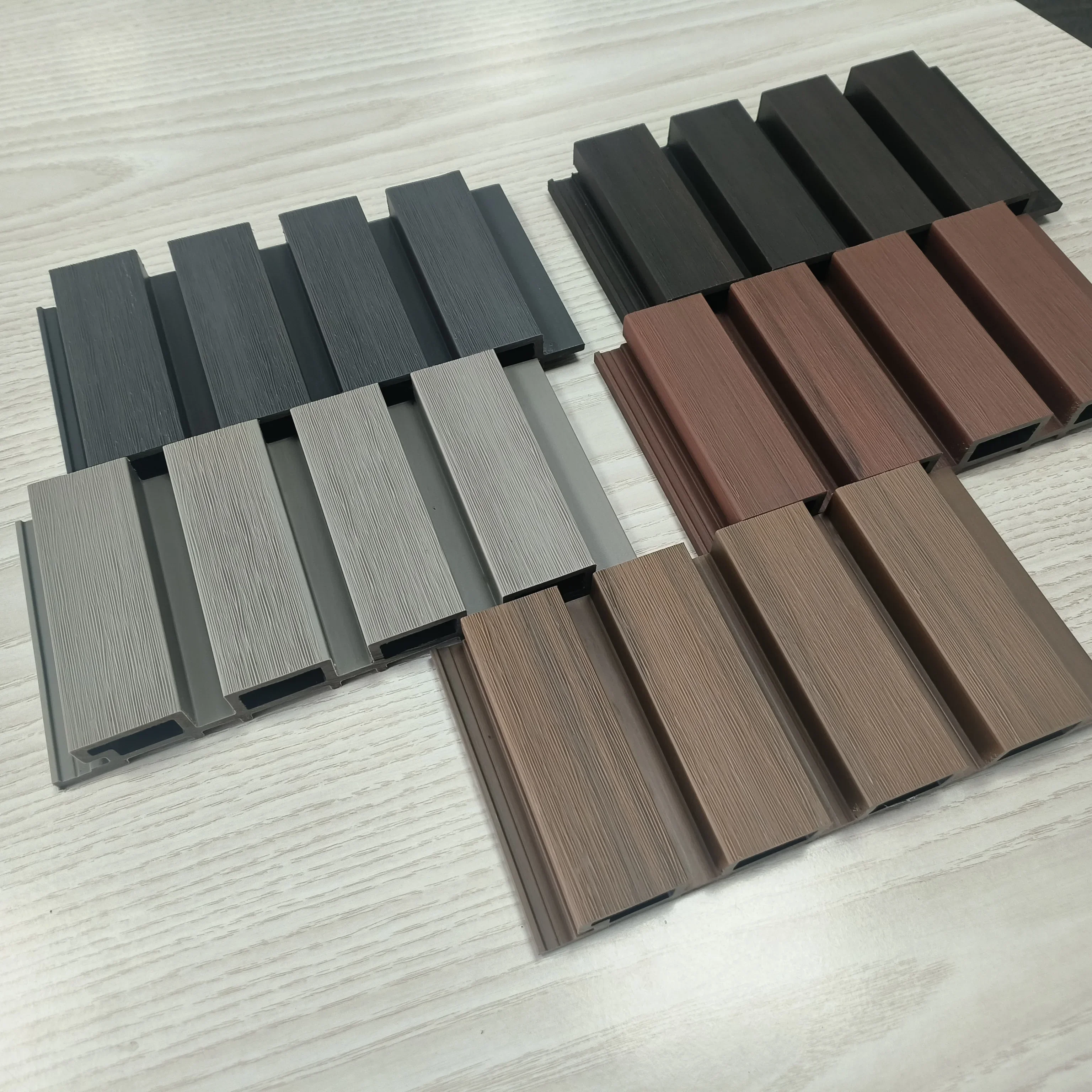 Co-extruded Wall Panels Exterior Wpc Cladding Wood Plastic Composite Wall Panel customization