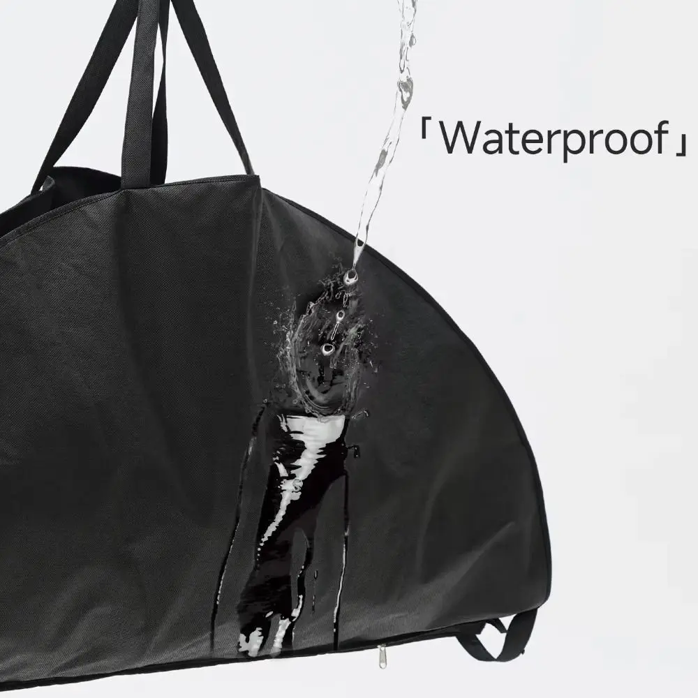 Waterproof Tutu Skirt Bag Dance Clothing Round Design Dance Skirt Storage Bag Large Capacity Zipper Closure Ballet Skirt Handbag