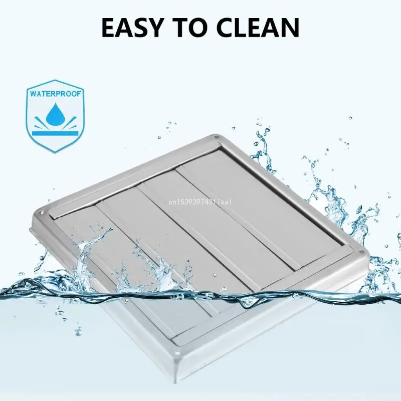 Weatherproof Metal Ventilation Grille Modern Wall Vent Cover Air Outlet Cover Wall Exhaust Outlet Aluminum for Home Use