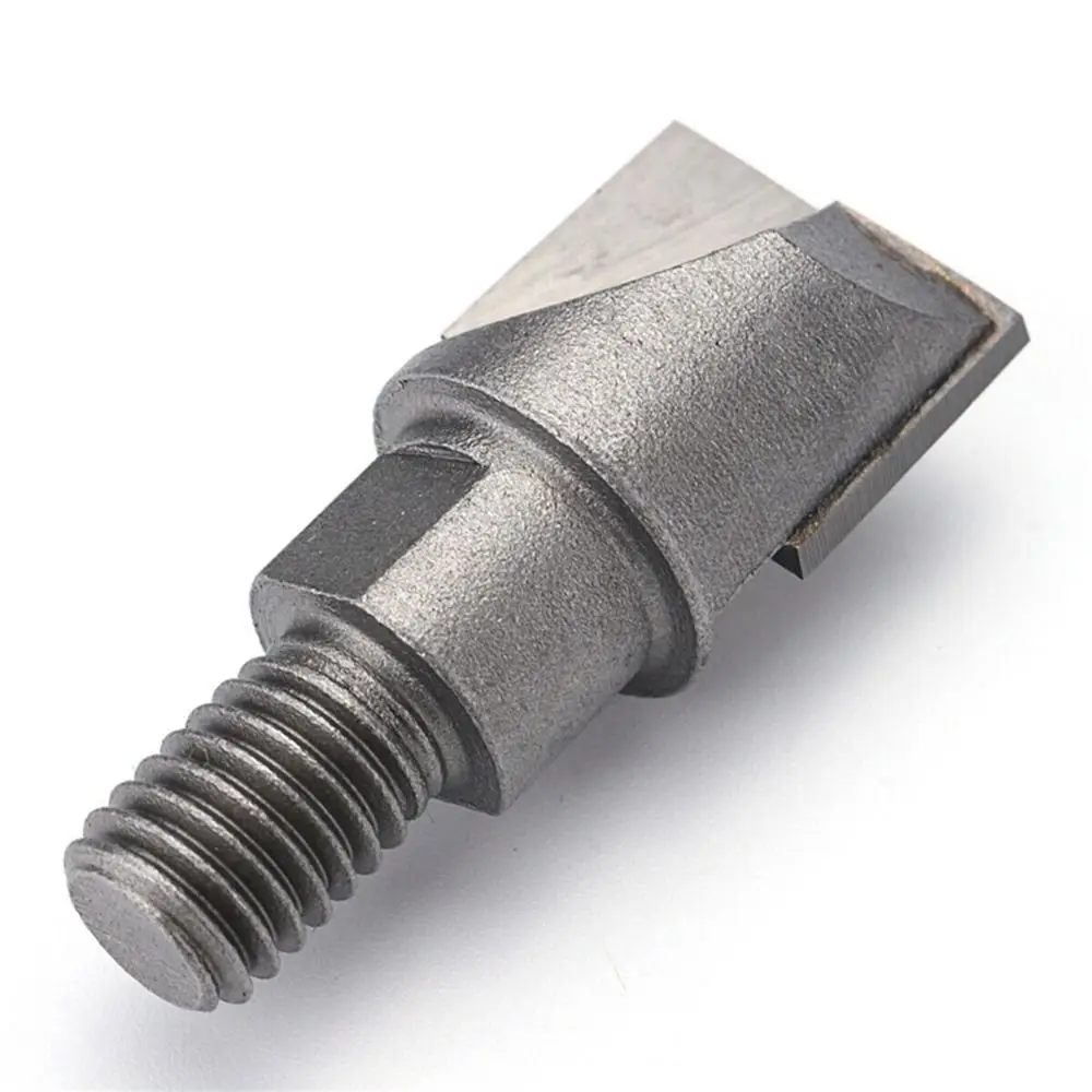 16-30mm Wooden Door Lock Slotting Cutter 10mm Shank Screw Thread CNC Bottom Cleaning Router Bit Tungsten Steel