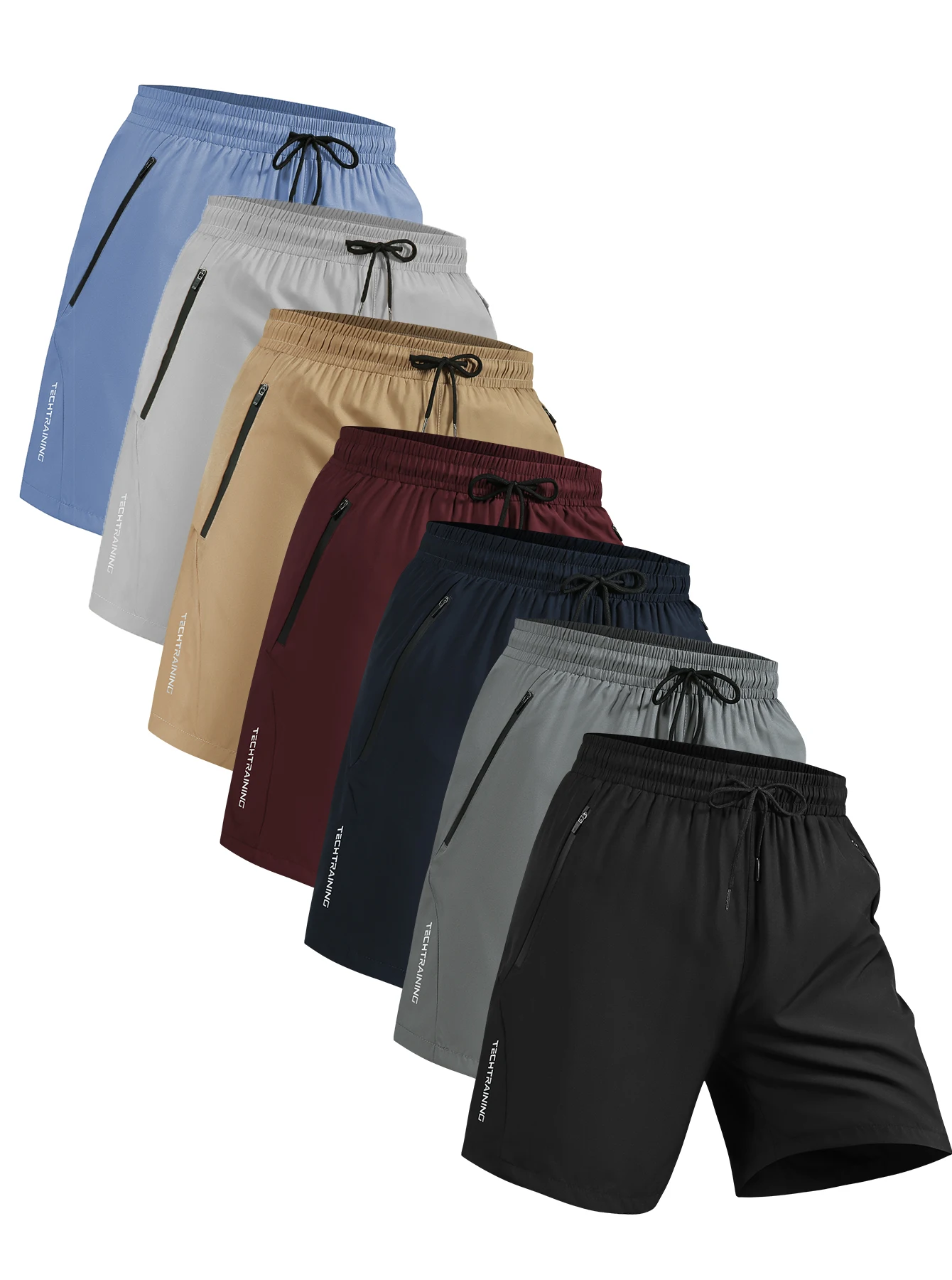 

Men's Multi-Piece Set, Versatile Shorts, Multi-Color F Style