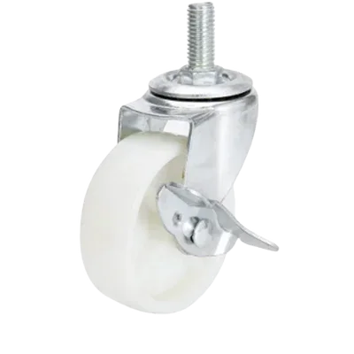 

Table leg accessories Brake universal wheel White non-slip and anti-noise trolley wheels