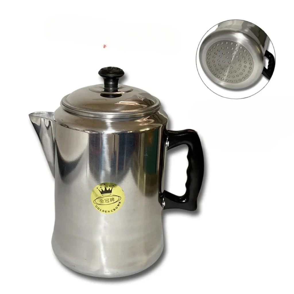 Hong Kong Style Milk Tea Pot Brewing  Coffee Pot  Aluminum 3L