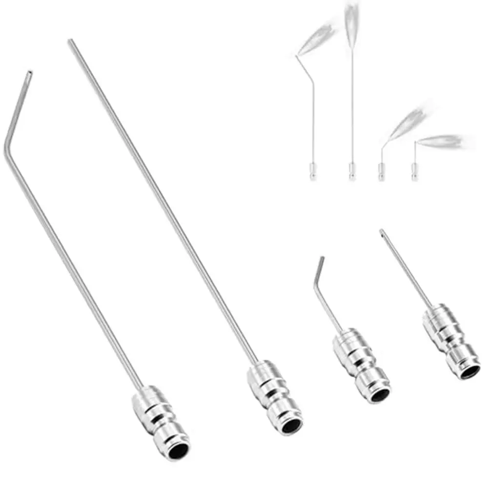 Stainless Steel High Pressure Washer Nozzle Kit 1/4 Quick Connect Heavy Duty Flush Wand Extension Spray Tips
