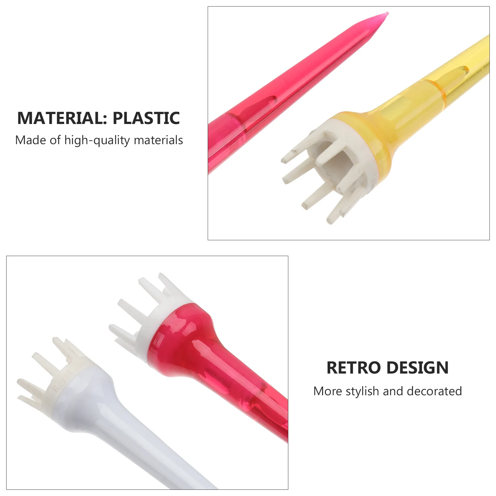 

10pcs Ball Tee Durable Lightweight Portable Training Support Stand Plastic Golf Ball Holder Practice Outdoor Use Golf