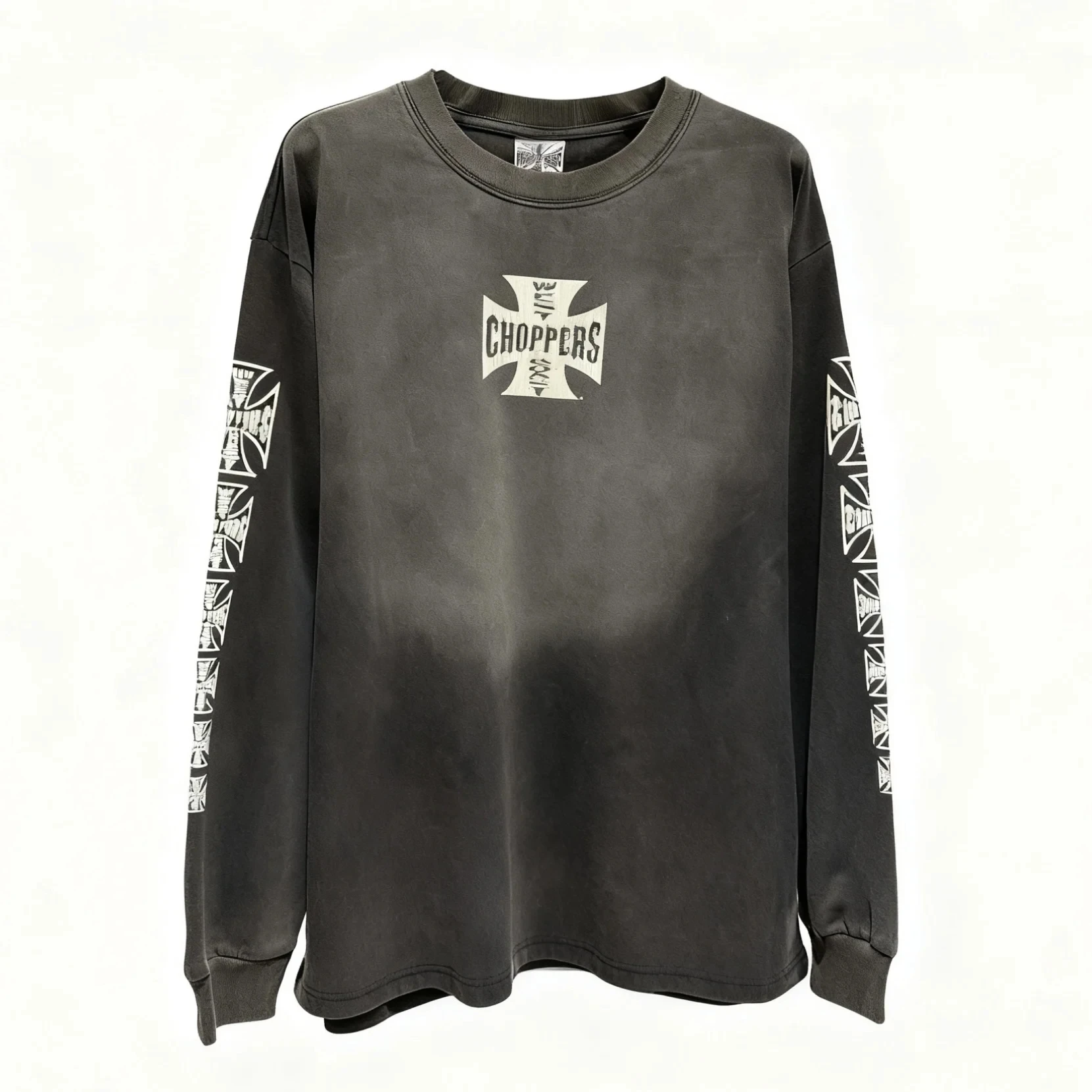 

Красивая стираная футболка с длинными рукавами West Coast Choppers для мужчин и женщин, футболки лучшего качества, футболки