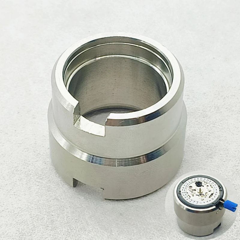 Mod Stainless Steel Watch Movement Holder Fits NH35 NH36 7S26 4R35 8215 8205 2824 2836 Movement SKX007 NH35 Movt Base Support