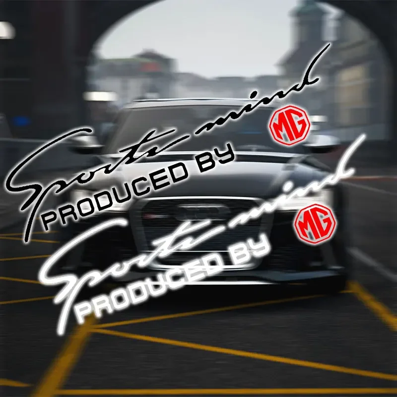 Sport Headlight Brow 3D Vinyl Styling Stickers Front Lamp Eyelid Hood Decals for MG ZS HS MG3 MG4 EV MG5 MG6 MG7 GT