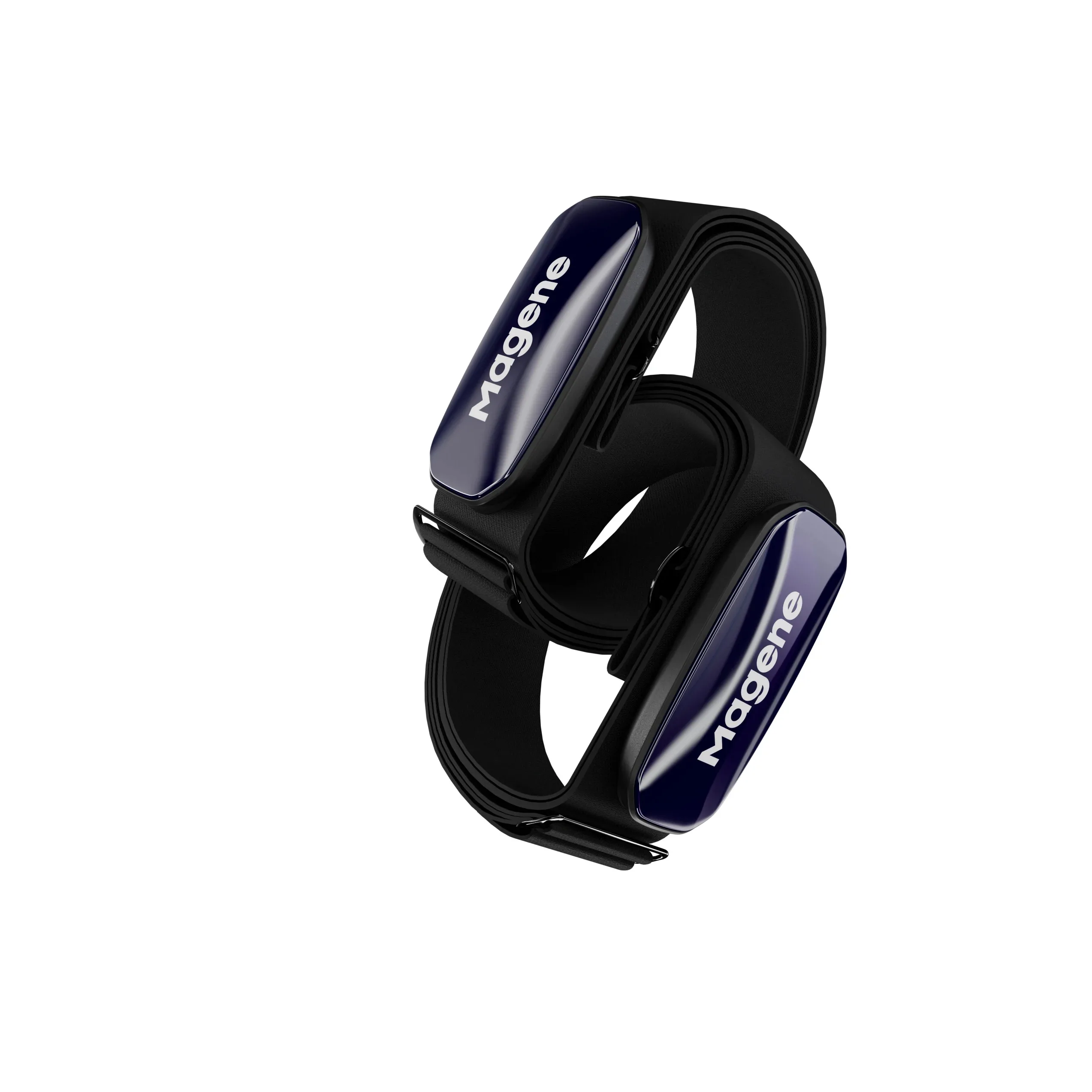 Magene hartslagmeter H613 hartslagsensor 3-kanaals Bluetooth oplaadbare gesplitste borstband Gezondheidsapp Compatibel Zwift - afbeelding 2