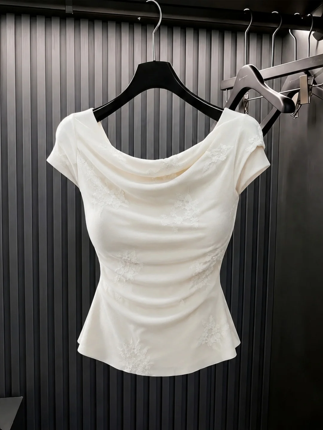

Summer Design Soft Skin-friendly Short Sleeve Women's T-shirt Korean Style Versatile Slimming Top Quality Fashionable Shirt