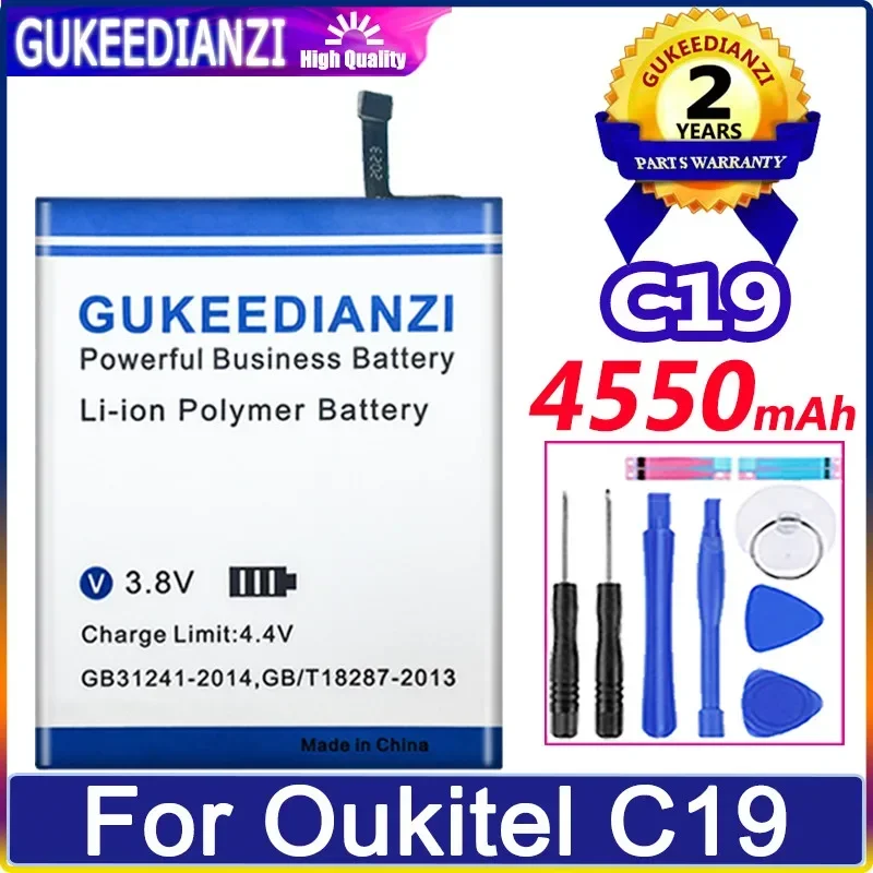 

Аккумулятор GUKEEDIANZI C 19 4550mAh для Oukitel C19