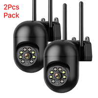 2-Packs 4K 8MP Outdoor WiFi IP Camera HD 4MP 2K Mini Wireless Surveillance Security CCTV PTZ AI Tracking Onvif iCsee 1080P 2MP