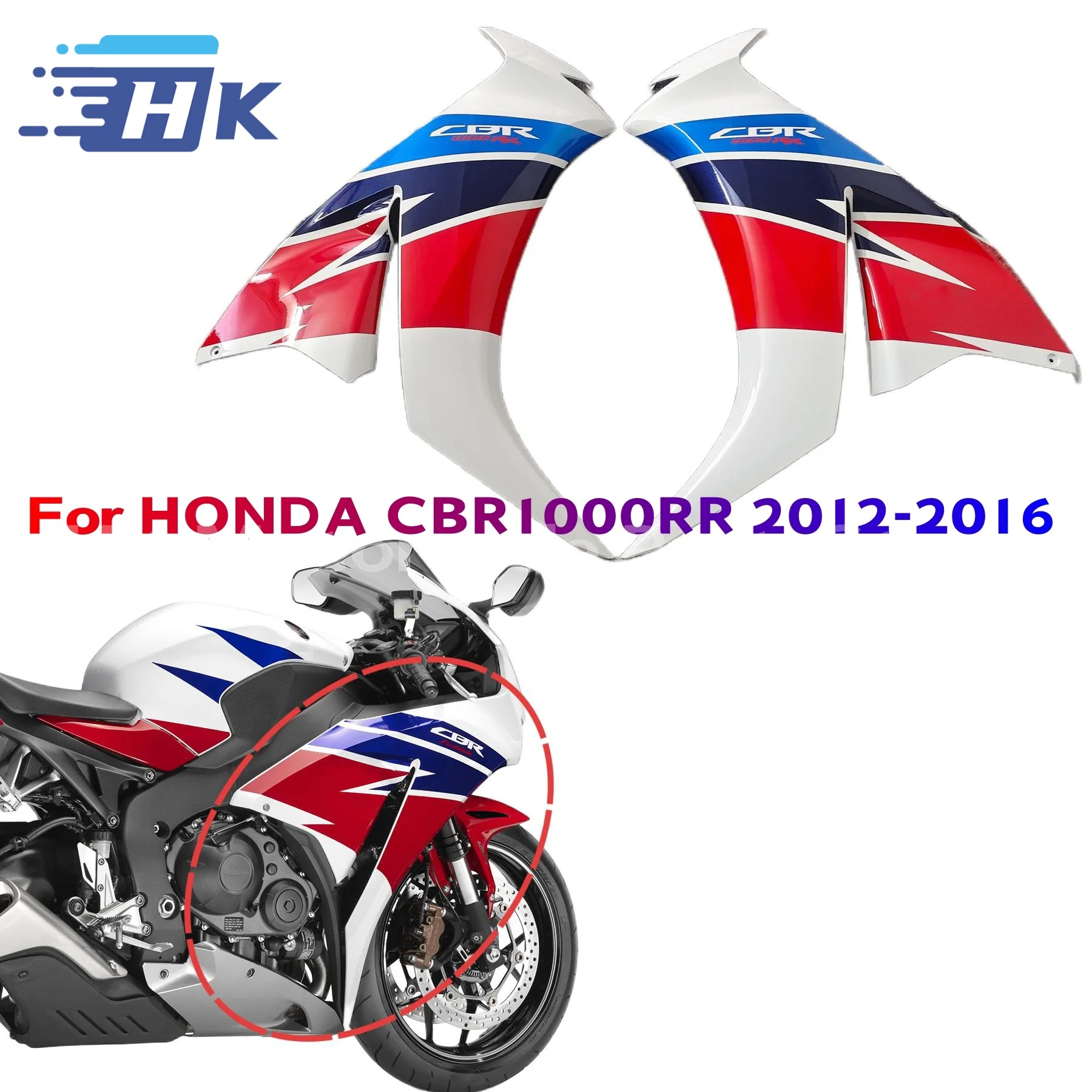 

Fit For HONDA CBR1000RR 2012 - 2016 left right side Fairing Bodywork Panel part CBR 1000RR CBR 1000 RR 2013 2014 2015 Injection