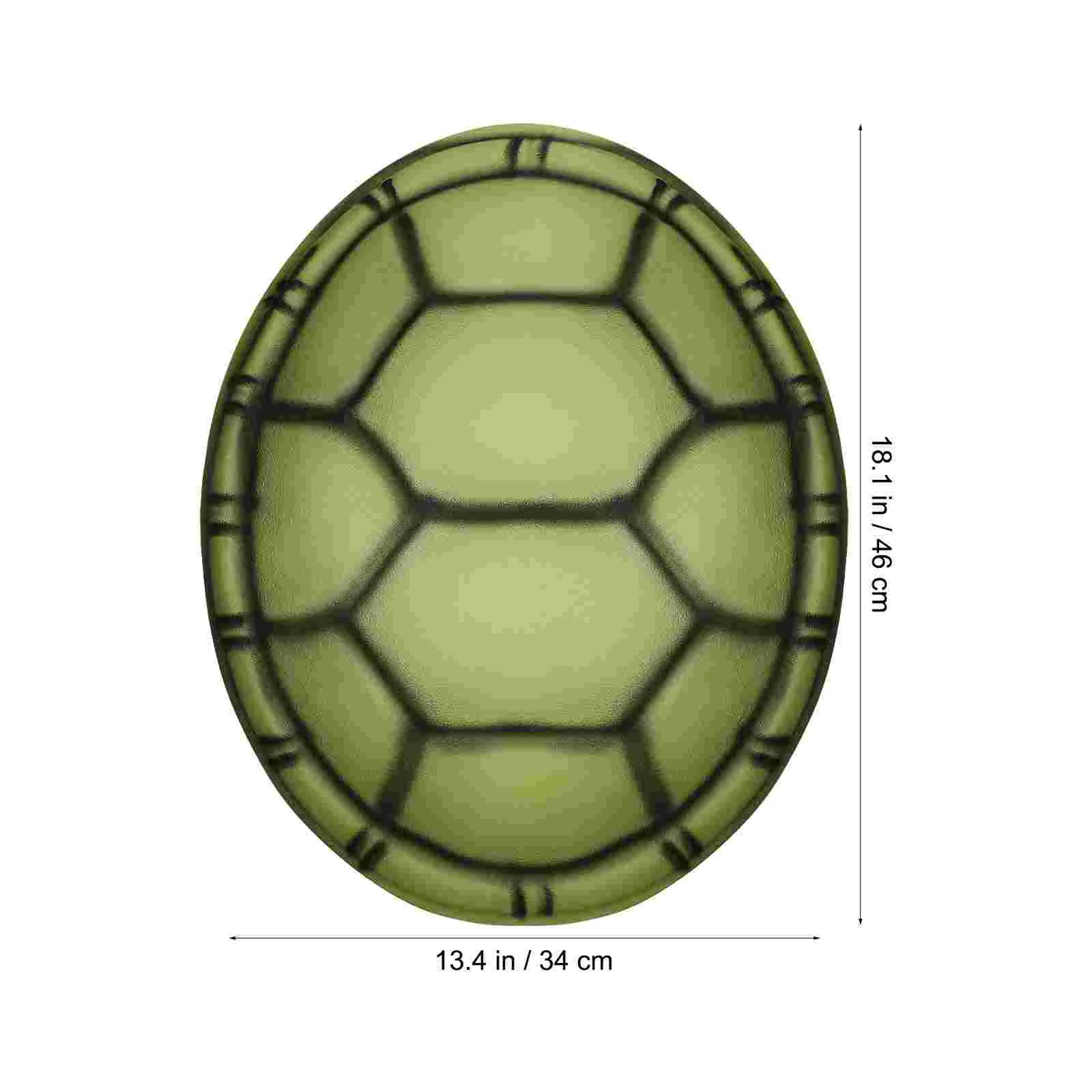 2 Pcs Eva Turtle Shell Halloween Cosplay Props Costume Inflatable Toy for Kids Ocean Costumes