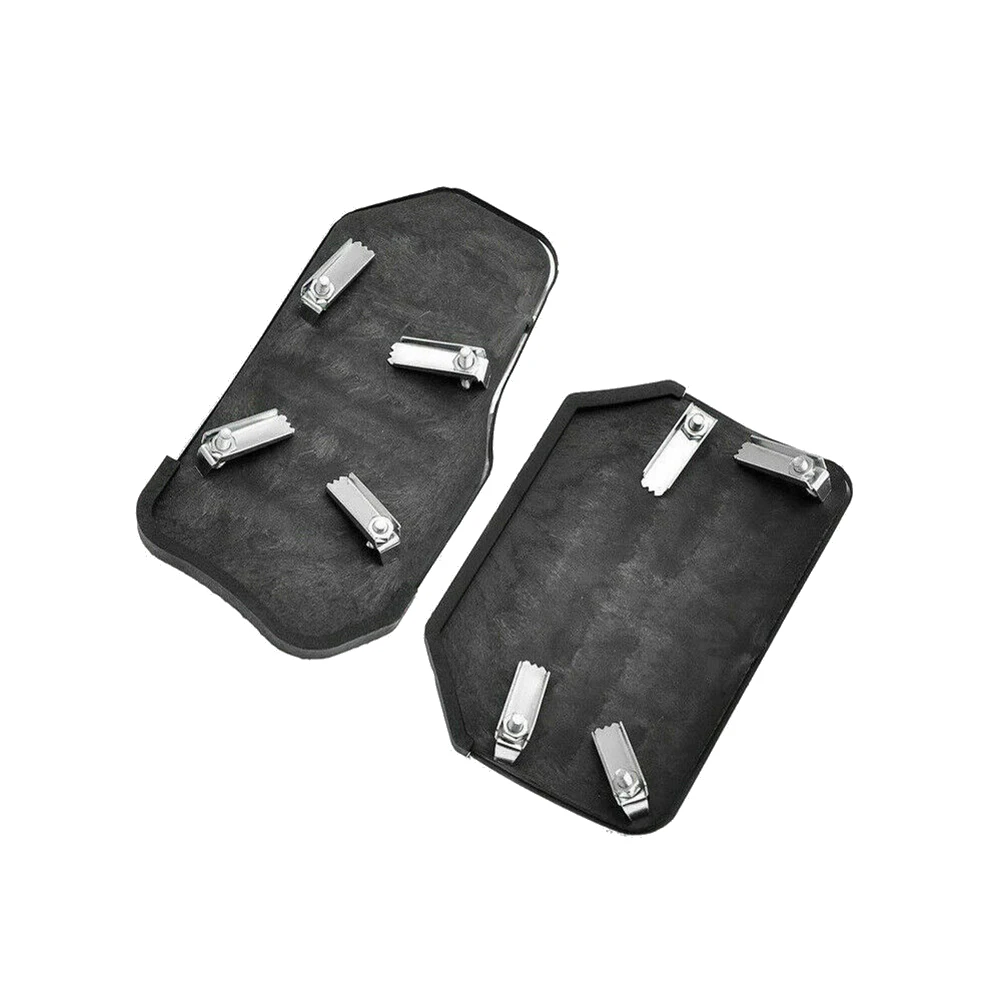 Universal Red Gas Accelerator Pedal And Brake Pedal Cover Foot Pad Non-Slip For Automatic Transmission Car