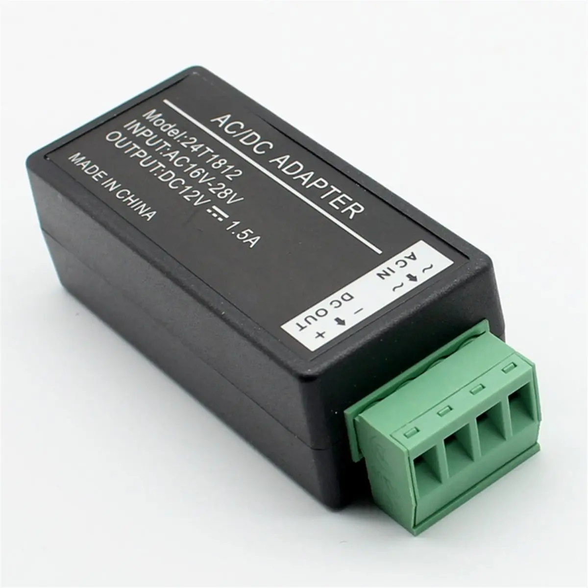 (A99Z] New AC to DC Power Converter Adapter AC16V-28V Input to DC12V Output AC24V to DC12V Power Module