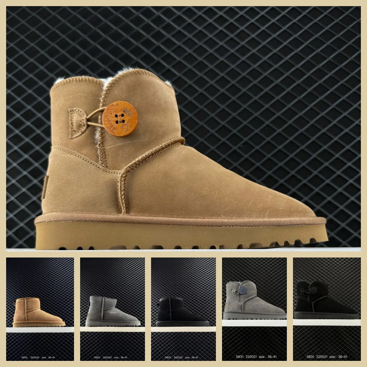 2026 Ladies' designer mini Platform winter Boots classic fur Slippers sheepskin Wool Women's Short Boots Shoes 24-63 seziS uggS