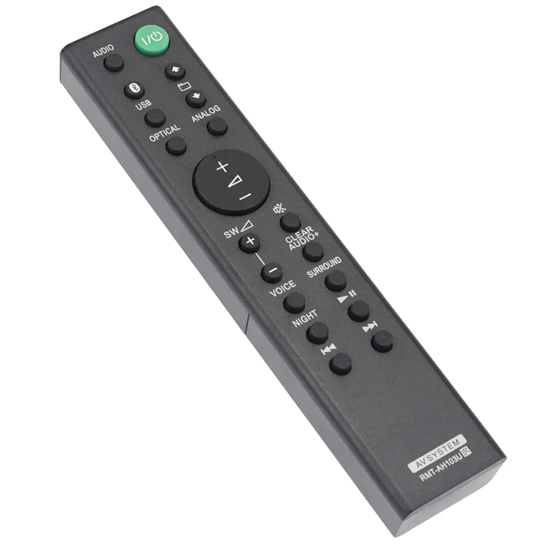 A92Z RMT-AH103U Replace Remote Control for Sony Soundbar HT-CT80 SA-CT80 HTCT80 SACT80