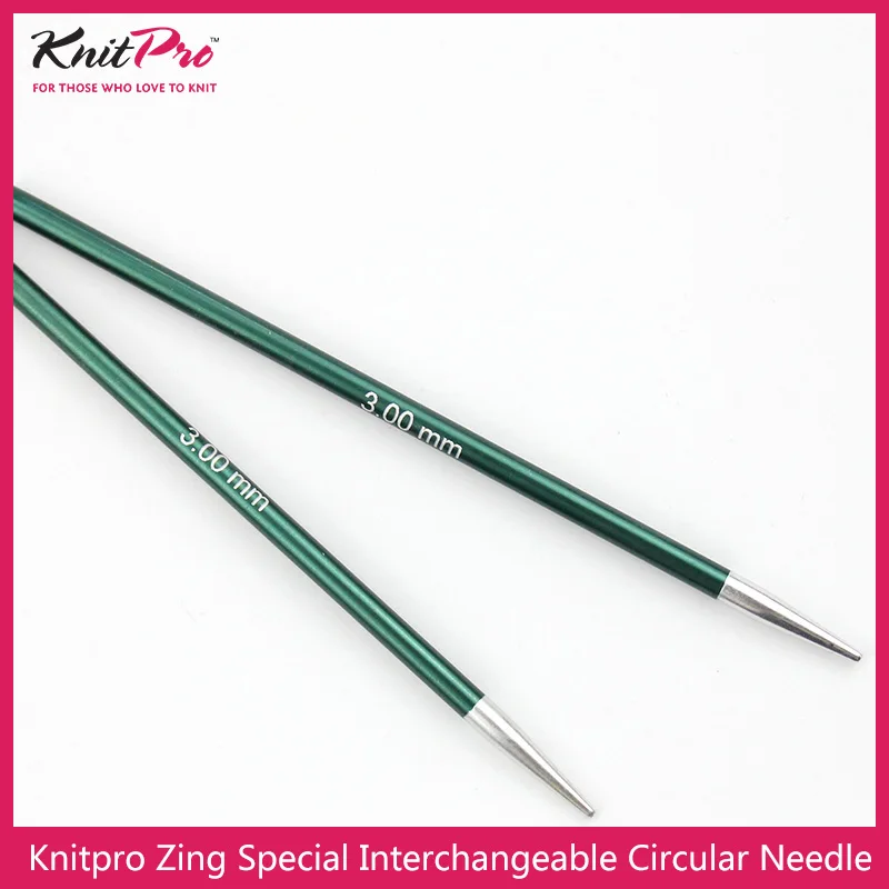 1 piece Knitpro Zing Special Interchangeable Circular Needle about 9.5cm