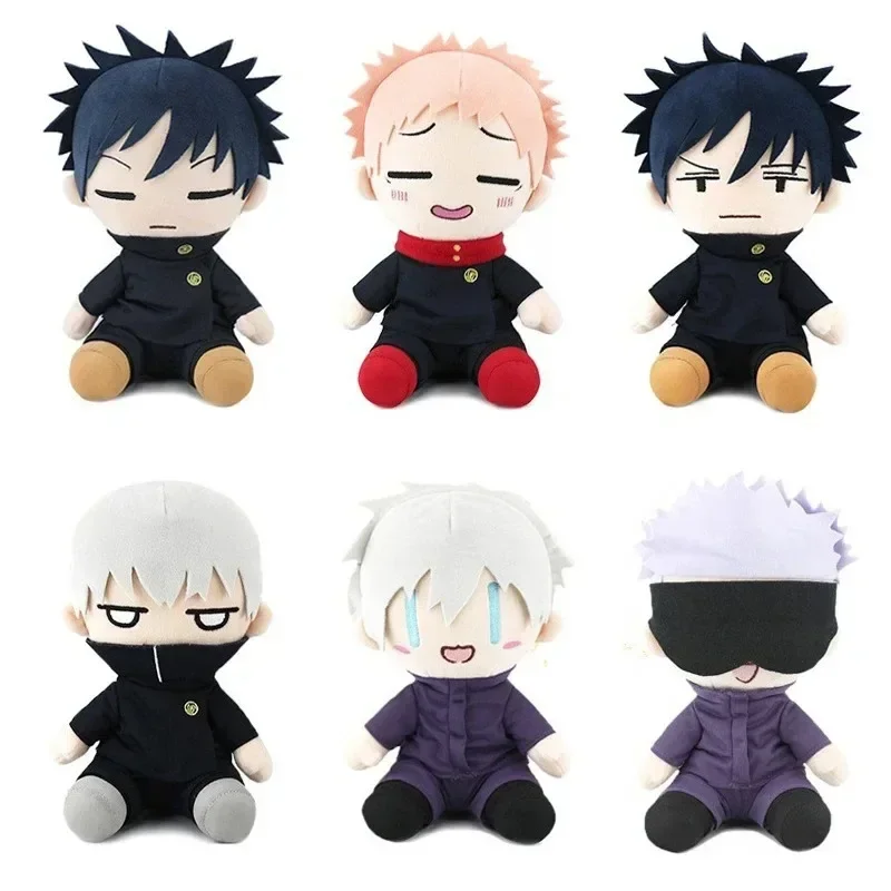 

Jujutsu Kaisen Plush Satoru Gojo Fushiguro Megumi Itadori Yuji Inumaki Toge Anime Figure Stuffed Kawaii Doll Children's gift toy