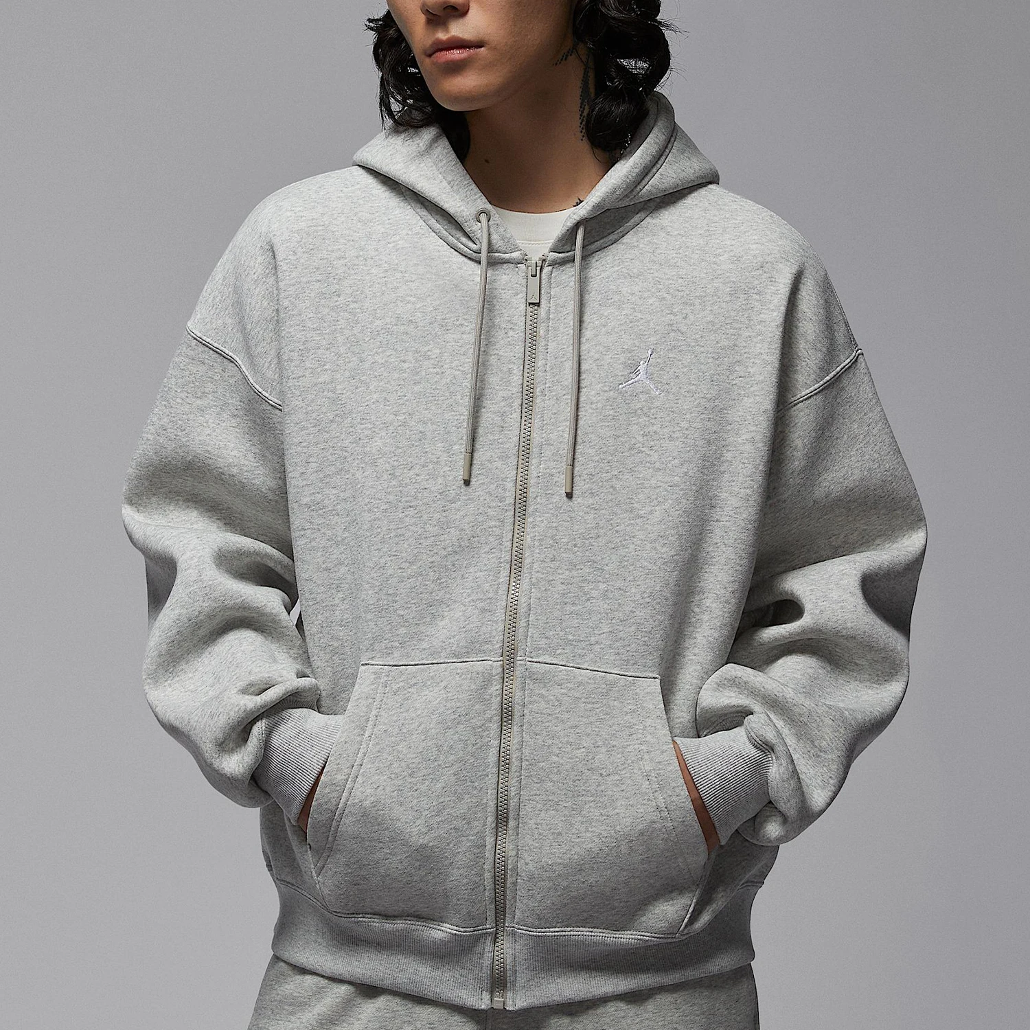 Nike genuine JORDAN men's hooded durable embroidered casual jacket IB7232-050