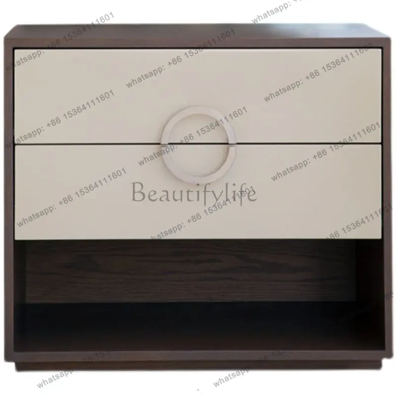 

2026 new Chinese generation simple storage Chinese bedroom wine bedside table furniture