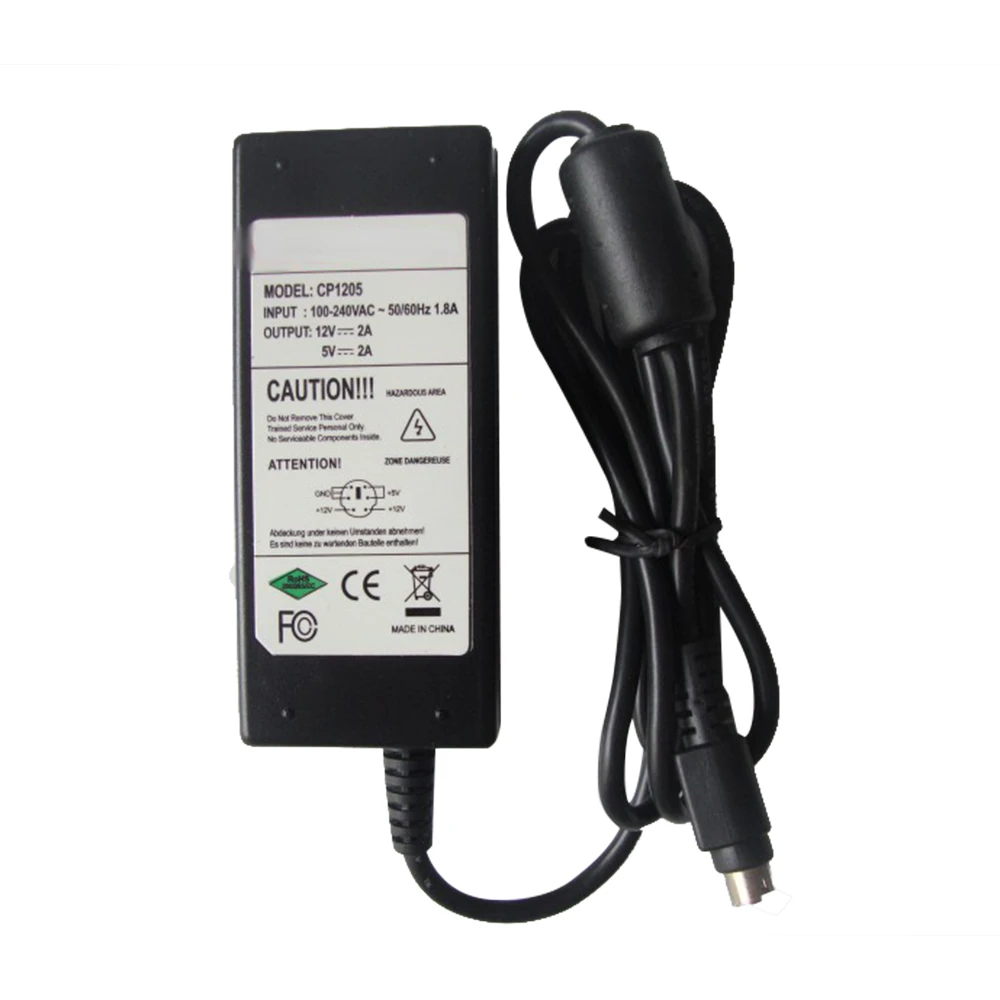 

Original for Portable Hardisk Power Supply Power 12V2A 6-Pin 5V12V/2A AC DC Adapter Charger 6PIN CP1205 PSU CD