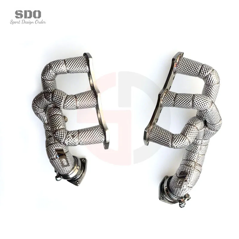 Tuning Manifold Exhaust for  718  GT4 RS 4.0L (982) 2021-2025 Stainless Steel Heat Shield Manifold Header Exhaust